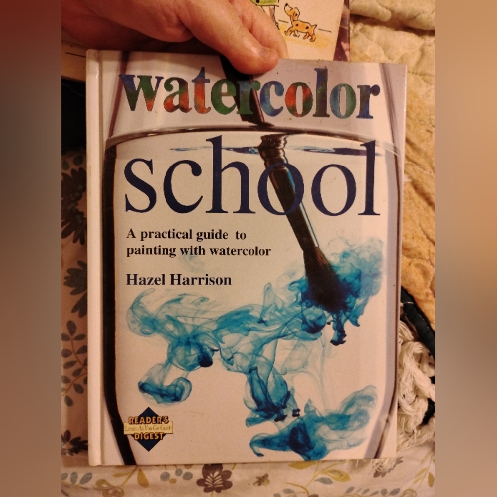 Vintage Readers Digest Learn As You Go Watercolor Art Book